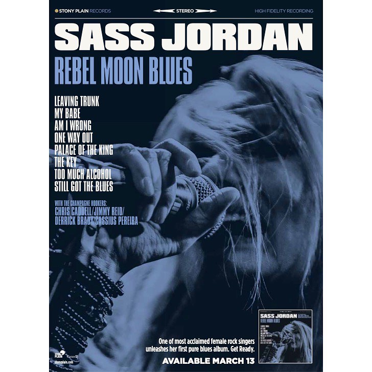 Sass Jordan - Rebel Moon Blues -  Music